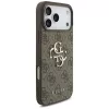 GUESS 4G Big Logo hoesje voor iPhone 17 Pro Max / 18 Pro Max - bruin