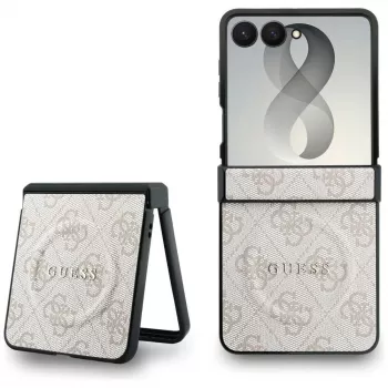 Guess 4G Classic MagSafe-hoesje voor Samsung Galaxy Z Flip 8 – roze