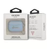 Guess GUAPLSCHSB AirPods Pro hoesje blauw siliconen Charm Heart Collection