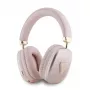 GUESS Metallic Triangle Logo on-ear Bluetooth-koptelefoon V5.3 roze
