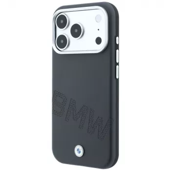 BMW Sign Inclined Deboss Letters MagSafe-hoesje voor iPhone 18 Pro Max / 17 Pro Max - Grijs