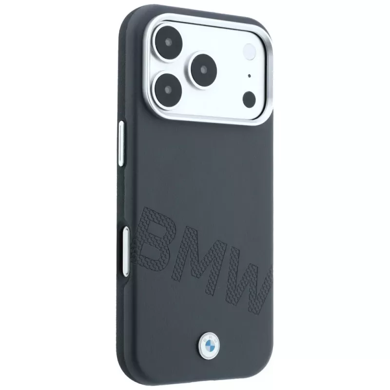 BMW Sign Inclined Deboss Letters MagSafe-hoesje voor iPhone 18 Pro Max / 17 Pro Max - Grijs