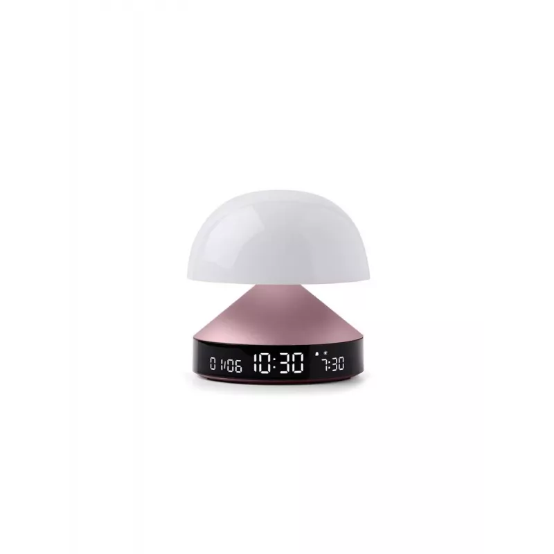 Lexon Mina Sunrise Weklicht & Wekker, Lichtroze