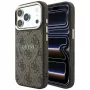 GUESS Embossed 4G Classic MagSafe-hoesje voor iPhone 17 Pro / 18 Pro - Bruin