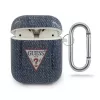 GUESS GUACA2TPUJULDB AirPods 1/2 hoesje Donkerblauw Jeans Collection