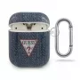 GUESS GUACA2TPUJULDB AirPods 1/2 hoesje Donkerblauw Jeans Collection
