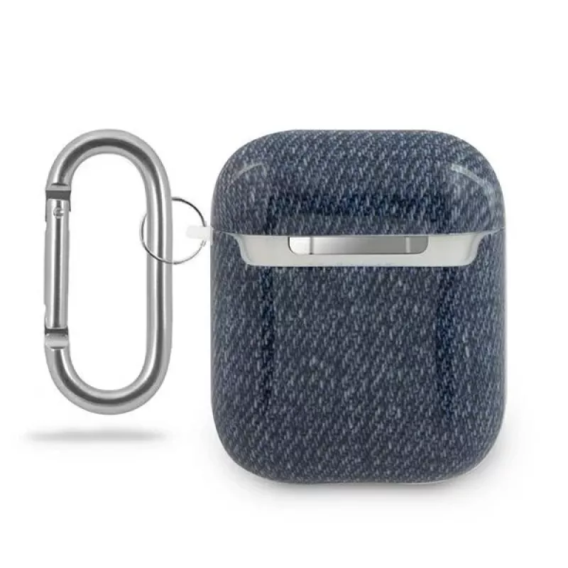 GUESS GUACA2TPUJULDB AirPods 1/2 hoesje Donkerblauw Jeans Collection