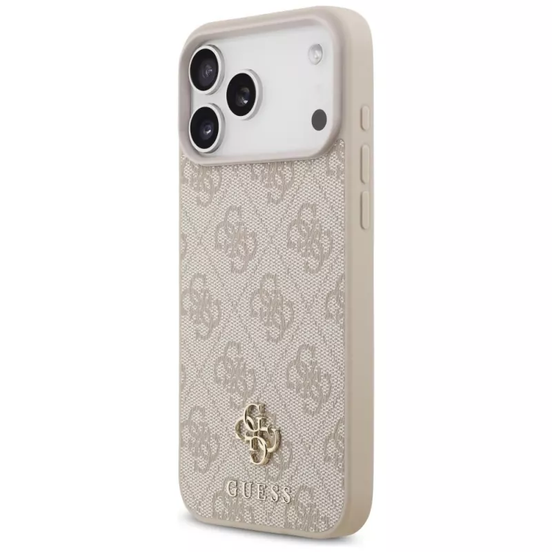 GUESS 4G Small Classic Logo MagSafe-hoesje voor iPhone 18 Pro Max / 17 Pro Max - Roze