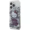 Hello Kitty HKHCP15XHDGPHT iPhone 15 Pro Max 6,7 inch Wit Hardcase IML Kitty On Bricks Graffiti