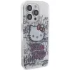Hello Kitty HKHCP15XHDGPHT iPhone 15 Pro Max 6,7 inch Wit Hardcase IML Kitty On Bricks Graffiti