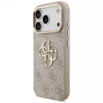 GUESS 4G Big Classic Logo hoesje voor Apple iPhone 17 Pro / 18 Pro - Roségoud