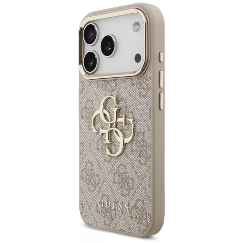 GUESS 4G Big Classic Logo hoesje voor Apple iPhone 17 Pro / 18 Pro - Roségoud