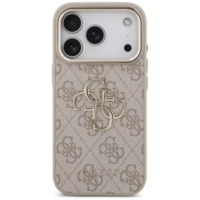 GUESS 4G Big Classic Logo hoesje voor Apple iPhone 17 Pro / 18 Pro - Roségoud