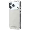 Karl Lagerfeld MagSafe-hoesje met grained langwerpig logo voor iPhone 18 Pro / 17 Pro - Beige
