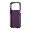 GUESS 4G Script Metal achterkant beschermhoes voor Apple iPhone 18 Pro / 17 Pro - Bordeauxrood