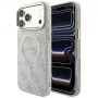 GUESS Embossed 4G Classic MagSafe-hoesje voor iPhone 17 Pro / 18 Pro - Roze