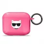 Karl Lagerfeld KLA3UCHFP AirPods 3 hoesje roze Choupette