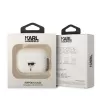 Karl Lagerfeld KLAPRUNIKH AirPods Pro hoesje wit siliconen Karl Head 3D