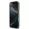 GUESS IML 4G Script Metal hoesje voor iPhone 18 Pro / 17 Pro - zwart