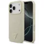 GUESS Croco Triangle Logo MagSafe hoesje voor iPhone 17 Pro - goud