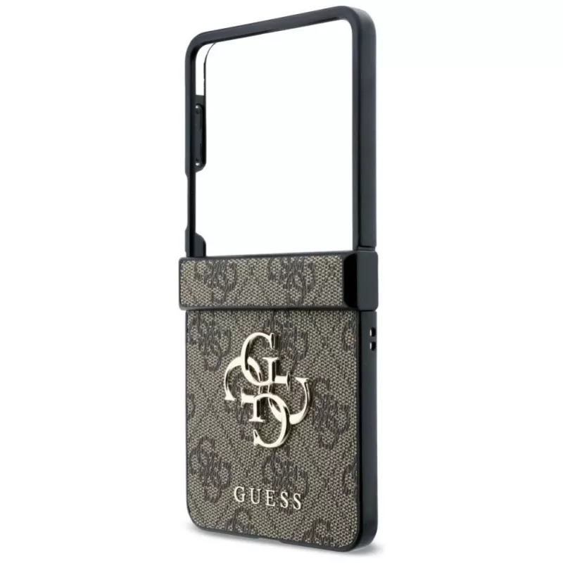 GUESS Big 4G Logo hard case voor Samsung Galaxy Z Flip4 - bruin