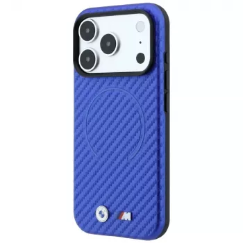 BMW M Carbon Printed Ring MagSafe hoesje voor iPhone 18 Pro Max / 17 Pro Max - blauw