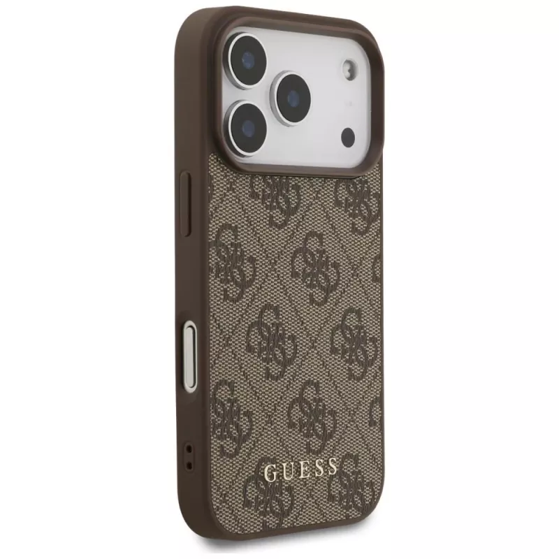 GUESS 4G Classic hoesje voor iPhone 18 Pro / 17 Pro - bruin