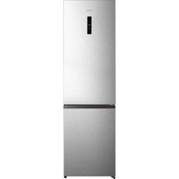 Gorenje NRK620DAXL4 vrijstaande NoFrost Plus koel-vriescombinatie, 331 L totaal, Dark Inox, energieklasse D