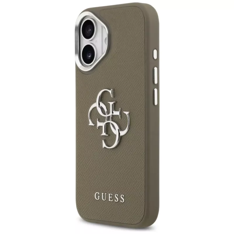Guess Grained Big 4G Classic Logo hoes voor Apple iPhone 17 - bruin