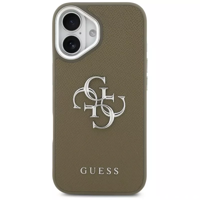 Guess Grained Big 4G Classic Logo hoes voor Apple iPhone 17 - bruin