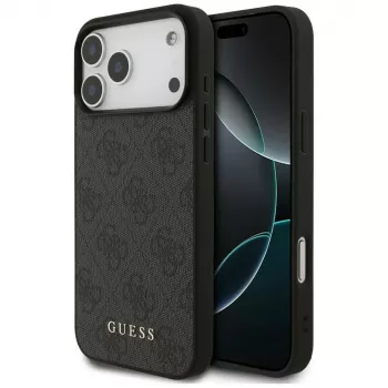 GUESS 4G Classic beschermhoes voor iPhone 18 Pro Max / 17 Pro Max - zwart
