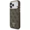 GUESS 4G Triangle Logo MagSafe-hoes voor iPhone 18 Pro Max / 17 Pro Max - bruin