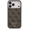 GUESS 4G Triangle Logo MagSafe-hoes voor iPhone 18 Pro Max / 17 Pro Max - bruin