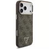 GUESS 4G Triangle Logo MagSafe-hoes voor iPhone 18 Pro Max / 17 Pro Max - bruin