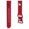 Hello Kitty universele siliconen armband 22mm rode Kitty-kop