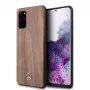 Mercedes-Benz Wood Line walnoot hardcase voor Samsung Galaxy S20+ (SM-G985) - bruin