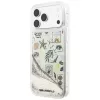 Karl Lagerfeld Liquid Glitter Beach & Sand hoes voor iPhone 18 Pro Max / 17 Pro Max – beige