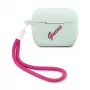 GUESS Vintage siliconenhoes voor AirPods Pro - blauw fuchsia