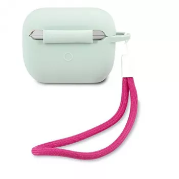 GUESS Vintage siliconenhoes voor AirPods Pro - blauw fuchsia