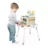 Janod Shiny Grandma houten speelkeuken met 9 accessoires, roze/grijs
