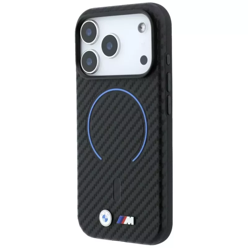 BMW M Carbon Printed Ring MagSafe Hoesje voor iPhone 18 Pro Max / 17 Pro Max - Zwart