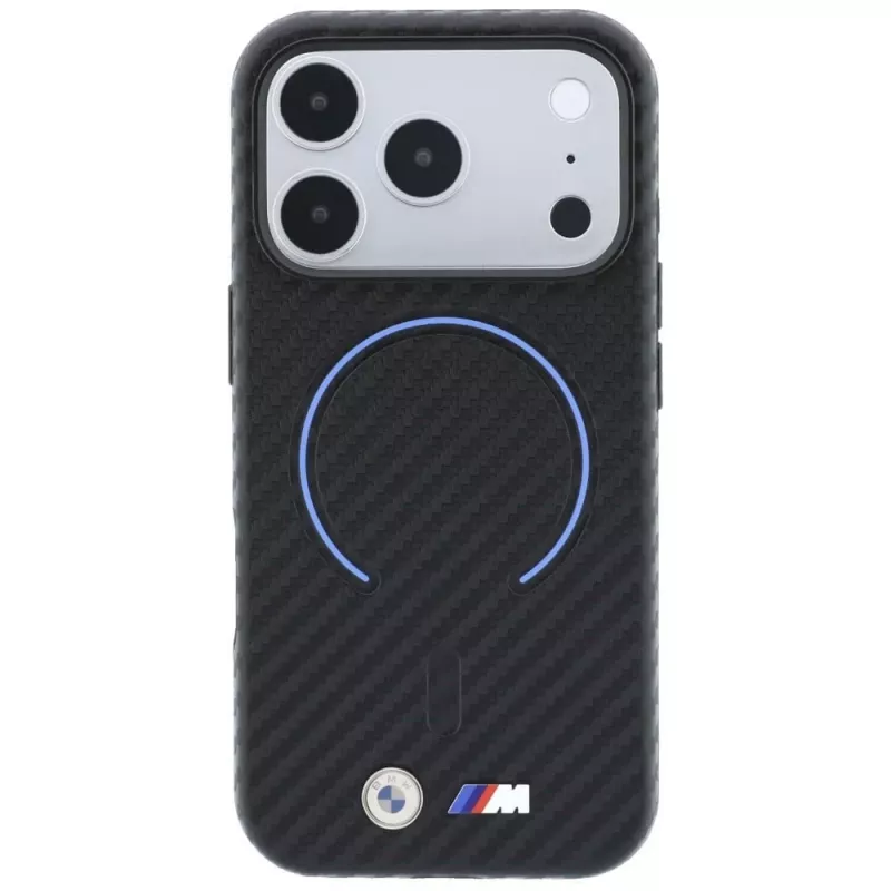BMW M Carbon Printed Ring MagSafe Hoesje voor iPhone 18 Pro Max / 17 Pro Max - Zwart