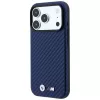 BMW M Carbon Metal Logo MagSafe Hoesje voor iPhone 18 Pro / 17 Pro - Navy