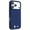 BMW M Carbon Metal Logo MagSafe Hoesje voor iPhone 18 Pro / 17 Pro - Navy