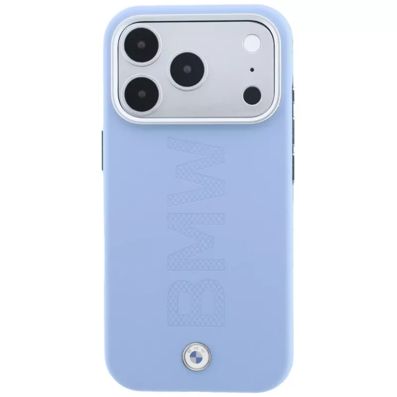 BMW Sign Centered Deboss MagSafe Hoesje voor iPhone 18 Pro / 17 Pro - Blauw