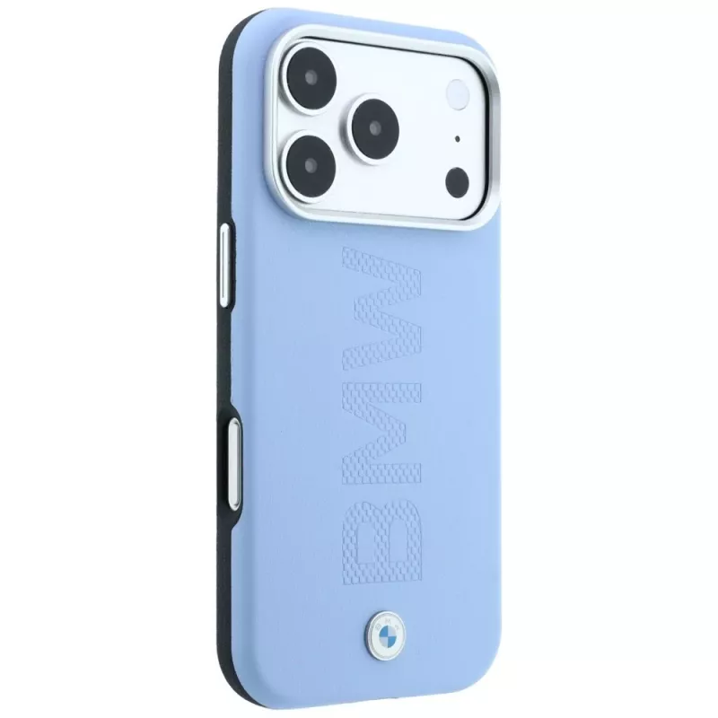BMW Sign Centered Deboss MagSafe Hoesje voor iPhone 18 Pro / 17 Pro - Blauw