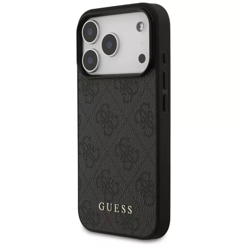 GUESS 4G Classic Achterzijde Beschermhoes voor Apple iPhone 18 Pro / 17 Pro - Zwart