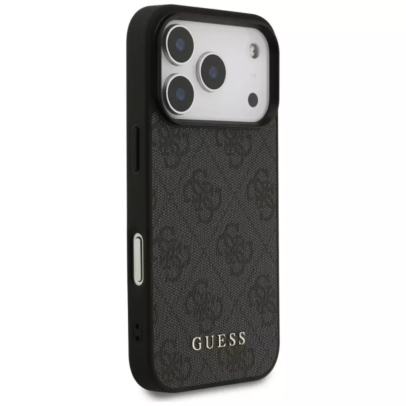 GUESS 4G Classic Achterzijde Beschermhoes voor Apple iPhone 18 Pro / 17 Pro - Zwart