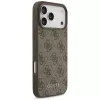 GUESS 4G Classic Hoesje voor iPhone 18 Pro Max / 17 Pro Max - Bruin
