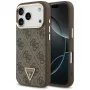 GUESS 4G Triangle Logo MagSafe-hoesje voor iPhone 17 Pro / 18 Pro - bruin